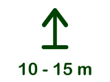 Rostliny s výškou 10 - 15 m 10 - 15 m
